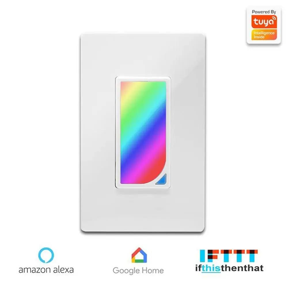 

Светильник сцена Wifi, умный выключатель с Поддержкой Smart Life Tuya Google Home Alexa, сцена, светильник, RGB, с регулируемой яркостью, голосовое управление
