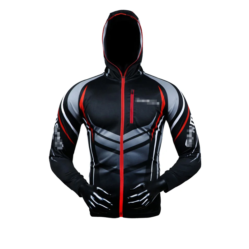 Прямая поставка одежда для рыбалки с капюшоном летняя Солнцезащитная Мужская