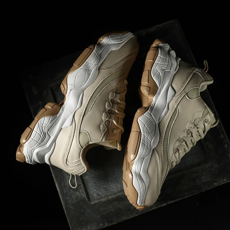 Мужские кроссовки черные белые повседневные Нескользящие дышащие | Обувь