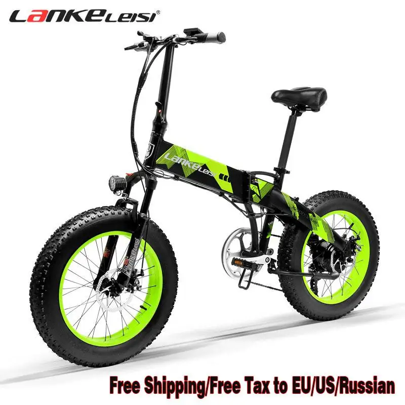 Электрический велосипед Lankeleisi X2000 48V 1000W 12.8AH LG литий Батарея спицы колеса фара для