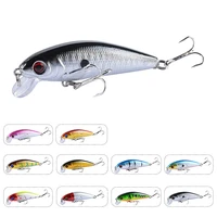 fishing lures painted bionic bait minnow floating plastic hard bionic lures