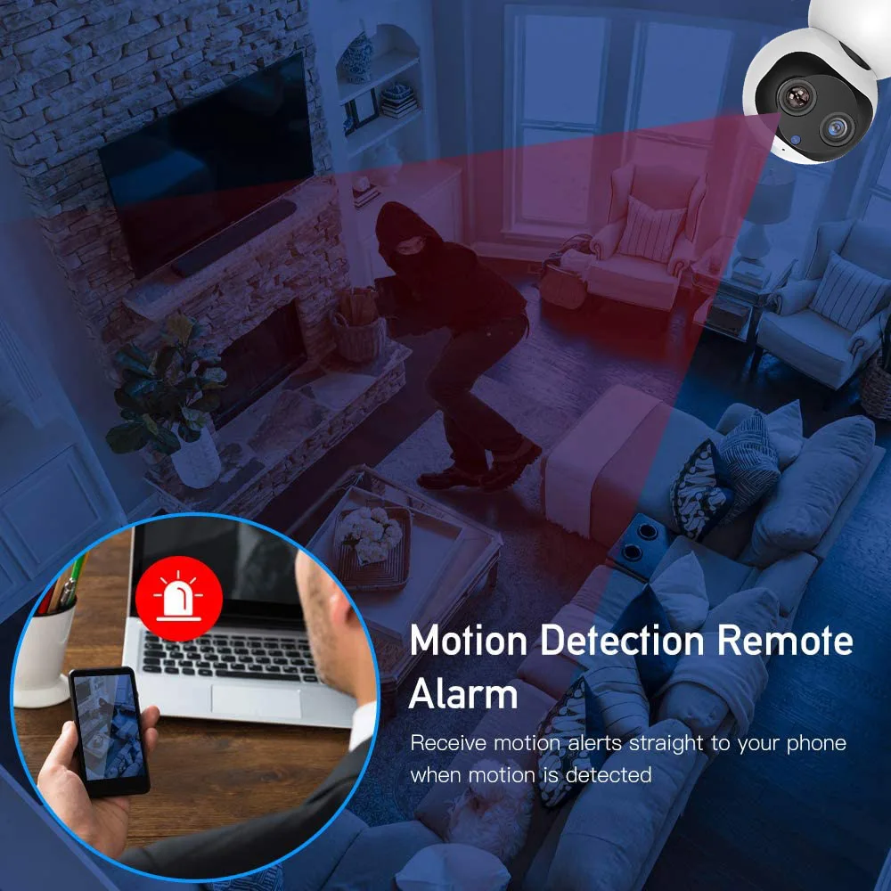 HD 1080P внутренняя Wi-Fi Камера умный дом видеонаблюдения IP CCTV 360 PTZ монитор