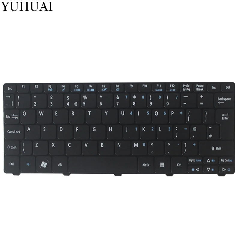 Для acer Aspire One ZE6 ZE7 PAV70 PAV80 NAV50 350 eM350 NAV51 355 eM355 D255E AOD255E NAV70 POVE6 Великобритании Клавиатура ноутбука