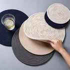 1 шт. ручной работы PlacematTable хлопчатобумажная подстилка для вязания Bowlmat изоляционная Подушка Нескользящие место подстаканник коврик для кухни, принадлежности для украшения