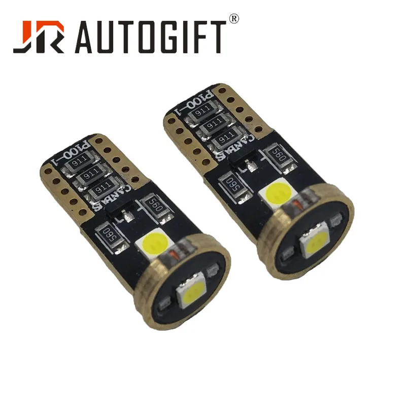 100 шт. T10 Led Canbus W5W 3030 3SMD светодиодные лампы Автомобильные световые индикаторы