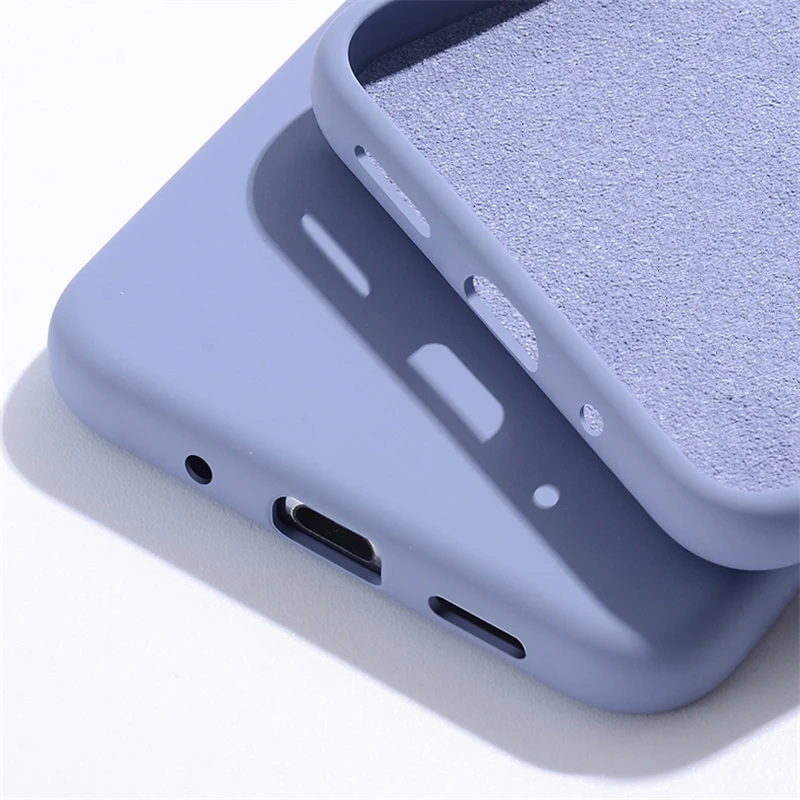 Funda para Xiaomi Mi 11 Lite 10T 11i 11X 11T Pro, carcasa de silicona l&iacute;quida a prueba de golpes para Xiaomi Redmi Note 9S 10 11 Pro +-4
