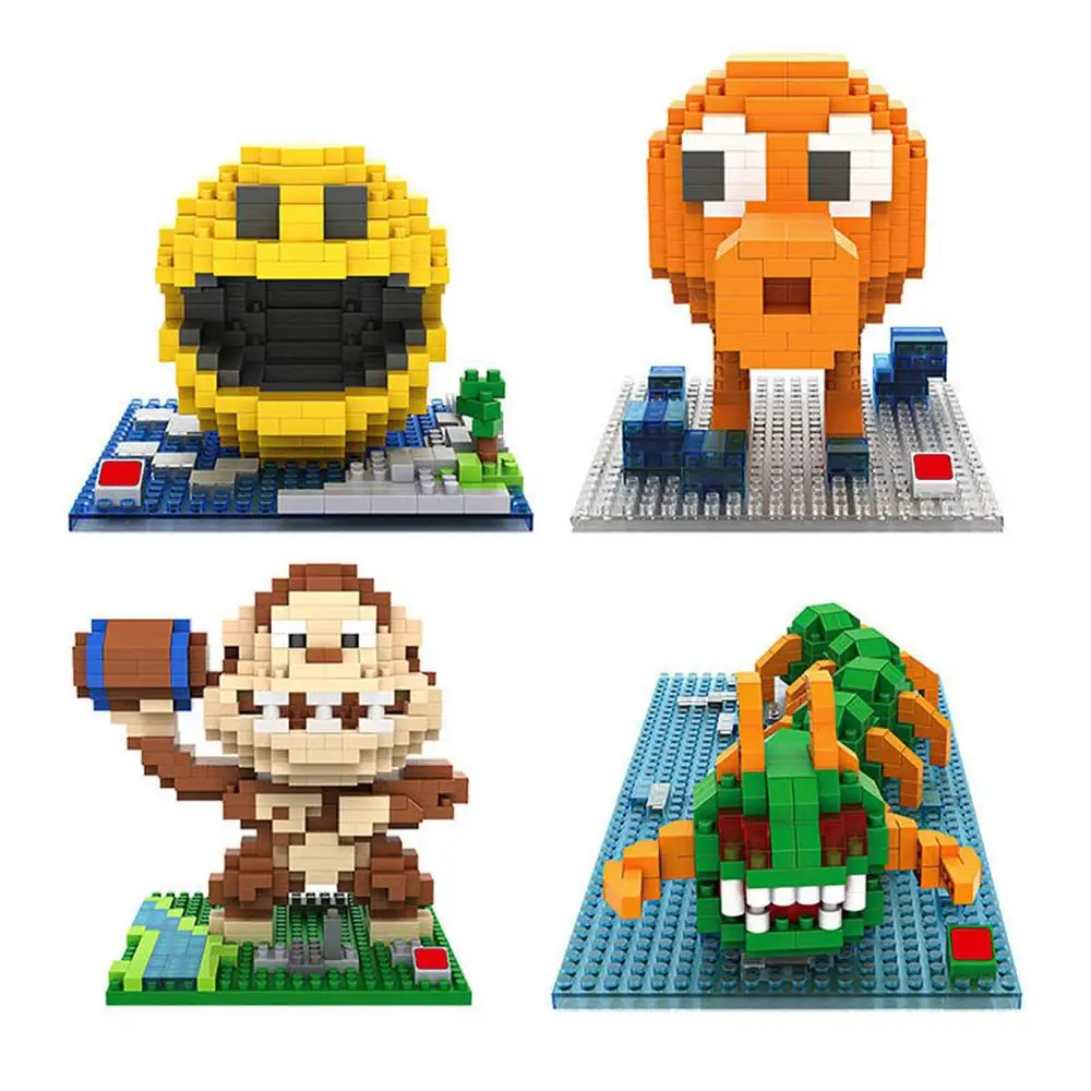 Лидер продаж lepining creators pixel game war figures king kongs qger zombie mini micro minicraft алмазные блоки модель