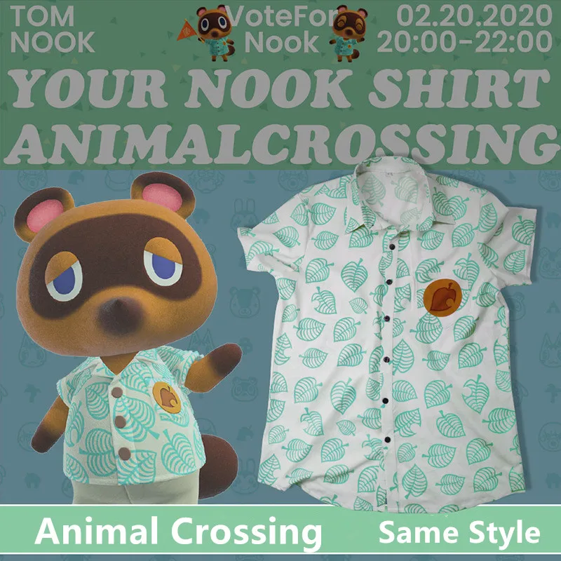 Мультяшная Милая рубашка с пересекающимися животными Томом ноком костюмы для