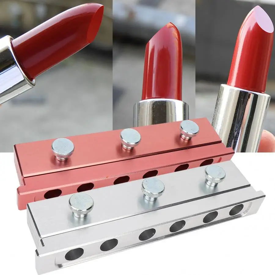 Lipbalm 12 1 мм 6 отверстий тройное использование алюминиевый сплав DIY Форма для губной