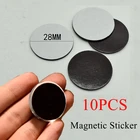 Круглые магнитные наклейки сделай сам, 10 шт. в наборе, 23 мм28 мм, для стеклянного кабошона, 25 мм, 30 мм, магнит на холодильник, принадлежности для творчества