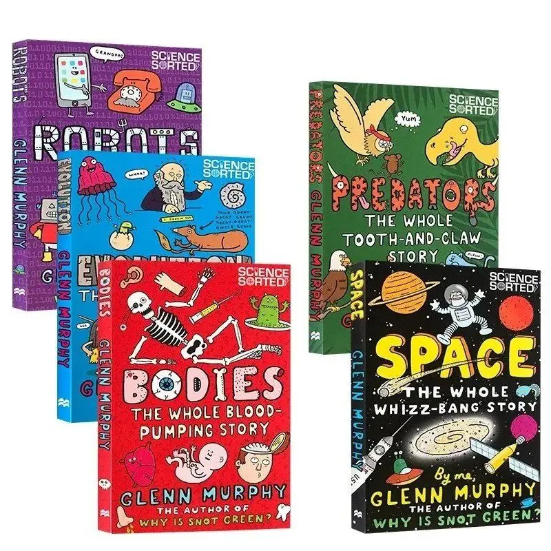 Glenn Murphy'S Scientific Classification 5 Volumes Of Popular Science Books In English For Children Libros cuentos infantiles