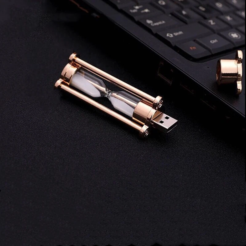 USB флеш-накопитель 64 ГБ, металлическая ручка 128 ГБ, флеш-накопитель 16 ГБ, u-диск 8 ГБ, 4 Гб, ручка в форме песочных часов, 32 ГБ, специальный подарок, бесплатный логотип на заказ