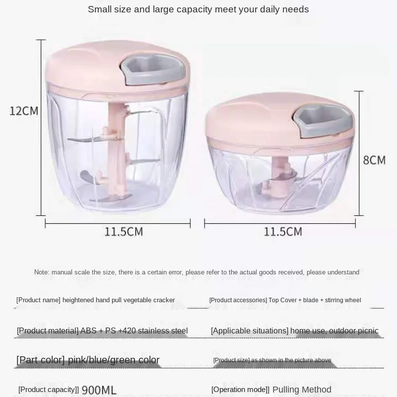 

1PCManual Vegetabler Multi-function Garlic Grinding Chopper Food Vegetables Cutter Meat Grinders Kitchen Gadgets Garlic Artifact