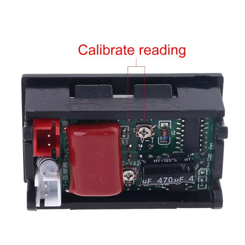 

Digital 0.28" Voltmeter Ammeter AC 60-500V 10A 50A 100A Current Meter Volt Gauge with Current Transformer