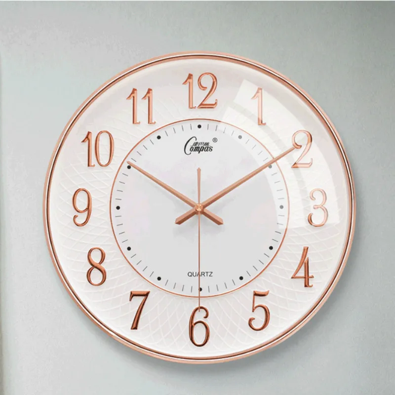 Скандинавские бесшумные настенные часы современные винтажные круглые