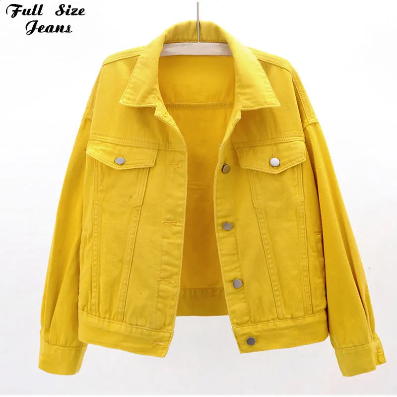 

Denim jacket Plus Size Short Bomber Jeans Jackets 5XL Casual Purple Large Size Short Denim Coat Korea Chi Basic Denim Jacket