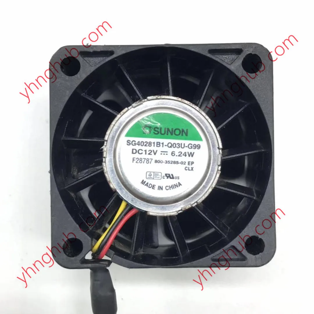 SUNON SG40281B1-Q03U-G99 DC 12V 6,24 W 40x40x28mm 3-проводной Вентилятор охлаждения сервера