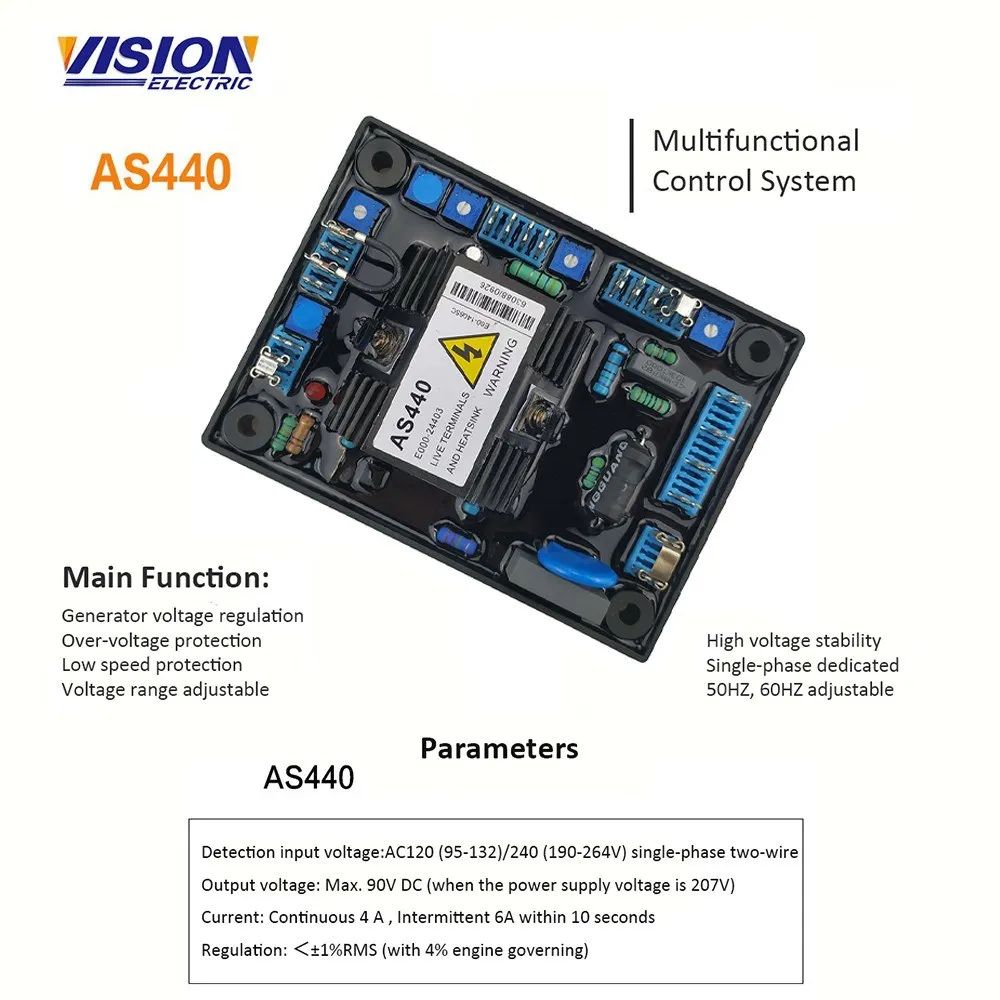 

Automatic Voltage Regulator High Performance Stable Replacement for Generator Stabilizers Electronic Component Supplies