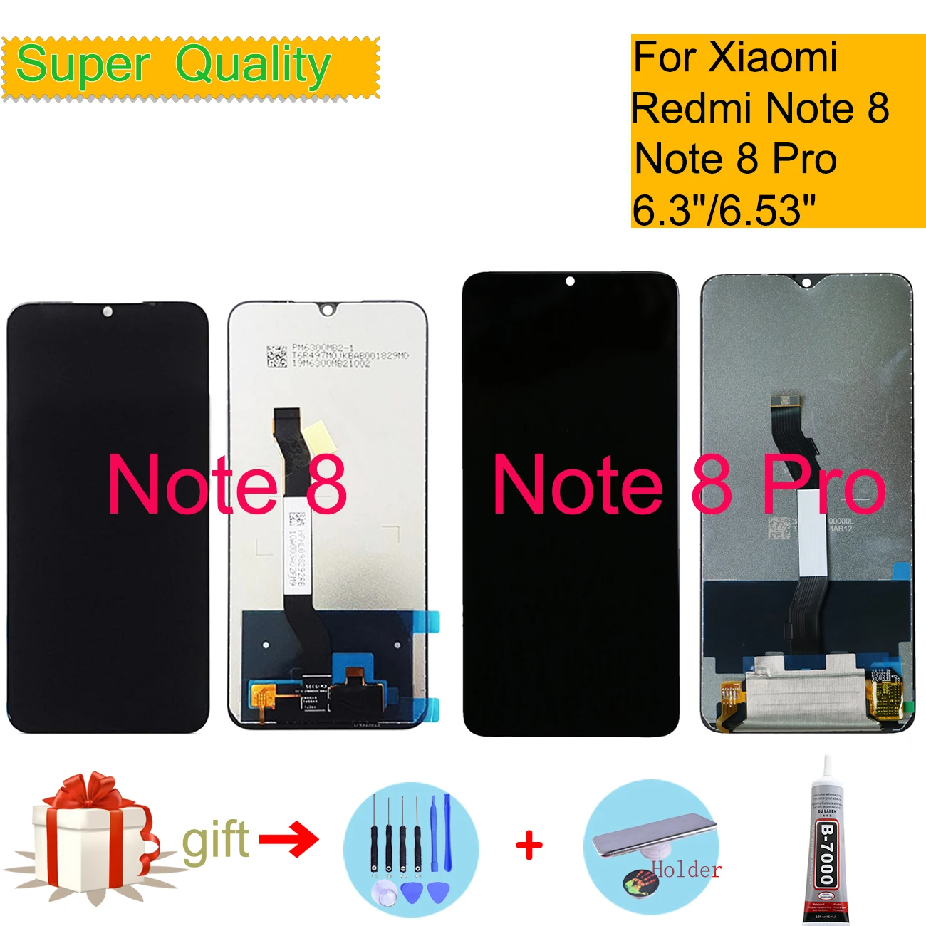 Оригинальный ЖК-дисплей для Xiaomi Redmi Note 8 Pro дигитайзер сенсорного экрана в сборе |