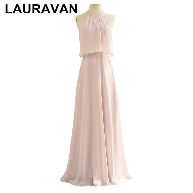 Женское длинное приталенное платье-корсет светильник Светло-розовое