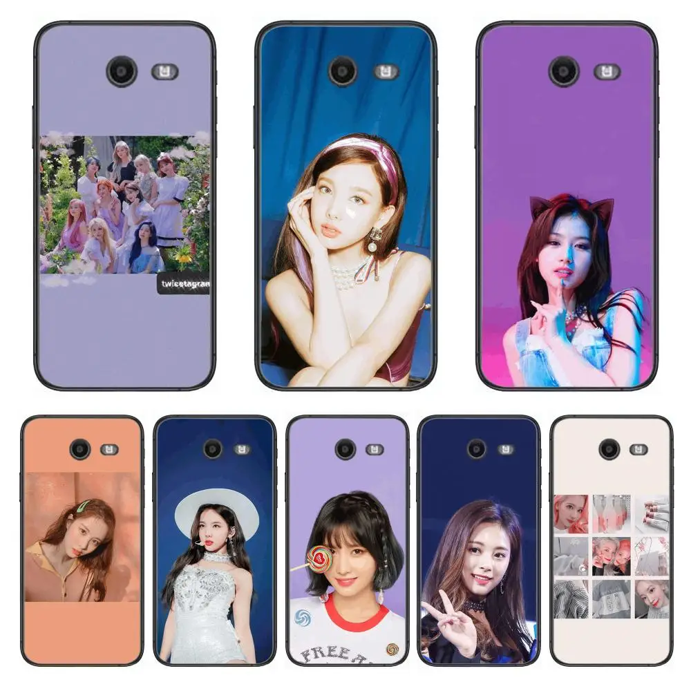 

Popular girl group TWICE Phone Case Hull For Samsung Galaxy J 4 3 5 6 7 8 EU 2018 Plus 2017 Black Shell Art Cell Cover TPU