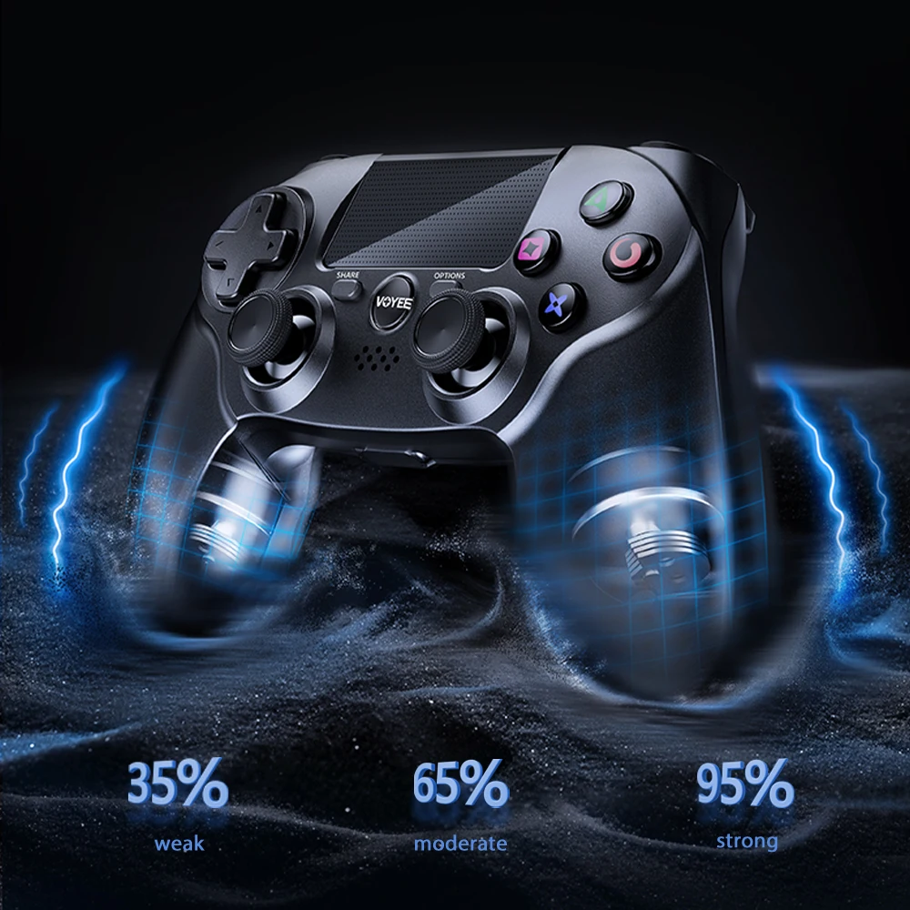 voyee gamepad for ps4 controller wireless bluetooth joystick for android iphone phone gamepad controller for ps4 pc control free global shipping