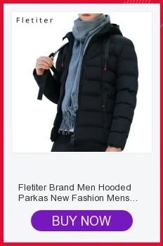 Бренд Fletiter, мужские парки с капюшоном, новая мода, Мужская качественная Повседневная парка, пальто, мужские ветрозащитные зимние парки, верхняя одежда, новинка