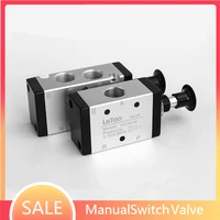 3r210 10 5 port 2 pos hand lever operated control pneumatic valve manual switch valve push connector muffler