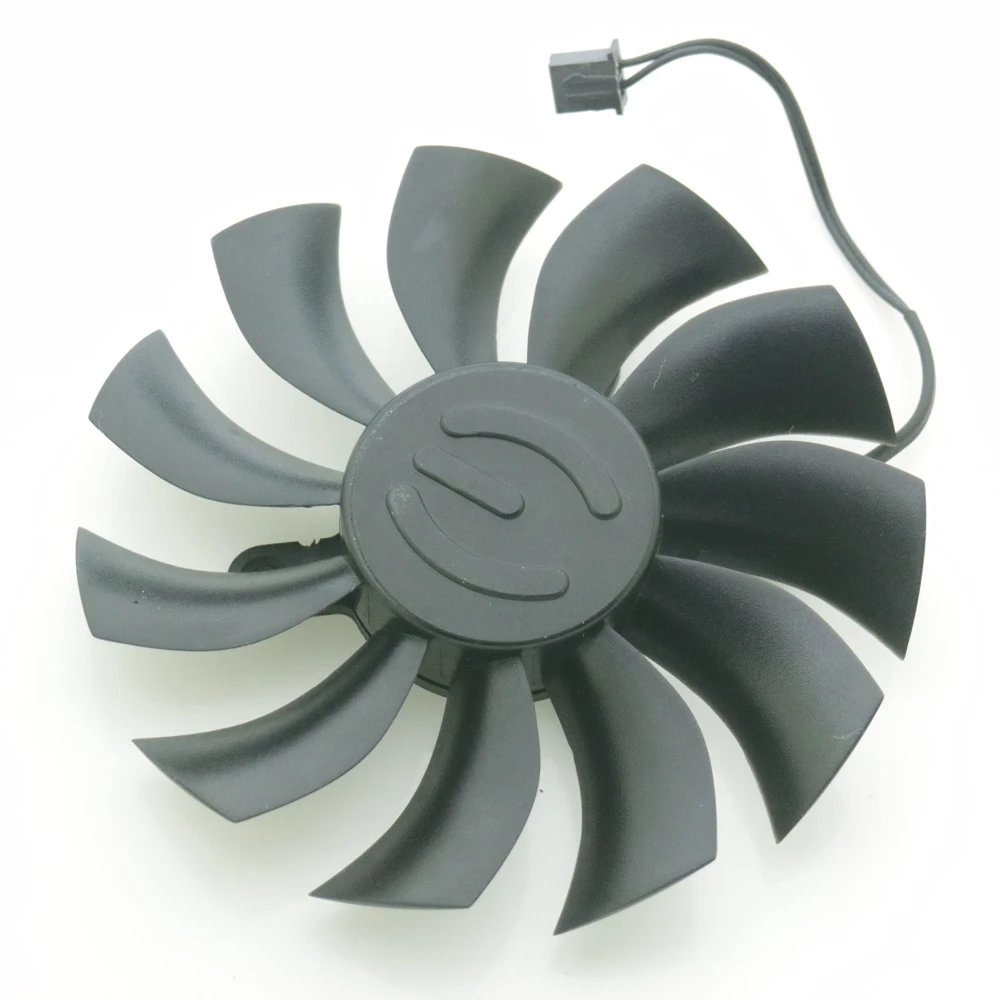 Бесплатная доставка PLA09215S12L 12В 0.20A 86 мм 2Pin для EVGA GTX1050 Графическая карта VGA