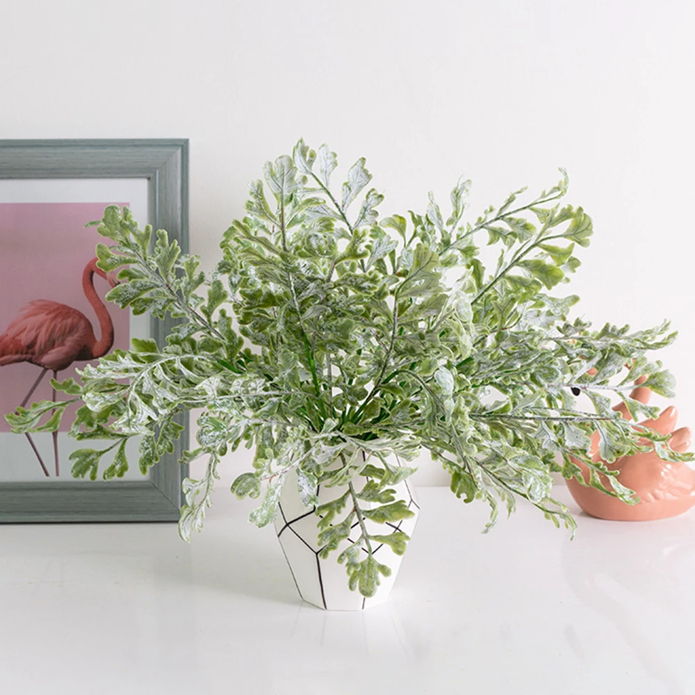 38 см Искусственный цветок Снег листья лотоса высококачественный поддельный