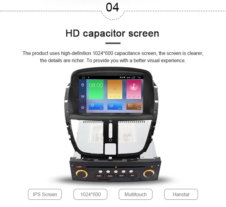 JDASTON Android 10,0 автомобильный dvd-плеер для peugeot 207 2007- 1 Din Автомобильный Радио gps навигация WiFi DAB+ Canbus видео Bluetooth
