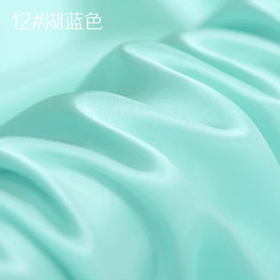 Шелк тутового шелкопряда креп атласная ткань для платья Cheongsam ширина 114 см одежда ткань для DIY шитья 90 чистый цвет горячая распродажа - Цвет: 12