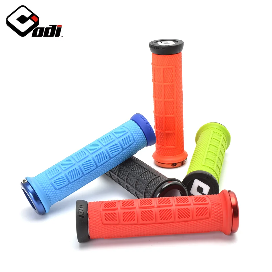 

ODI Elite Pro V2.1 Lock on Grips for MTB Mountain Bike Grips Handlebar Mountain Bike Grips Alluminium Alloy+Silica Gel ODI Grips