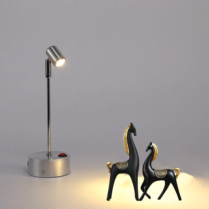 Светодиодный светильник витрин с питанием от батареи ювелирный дисплей 3W