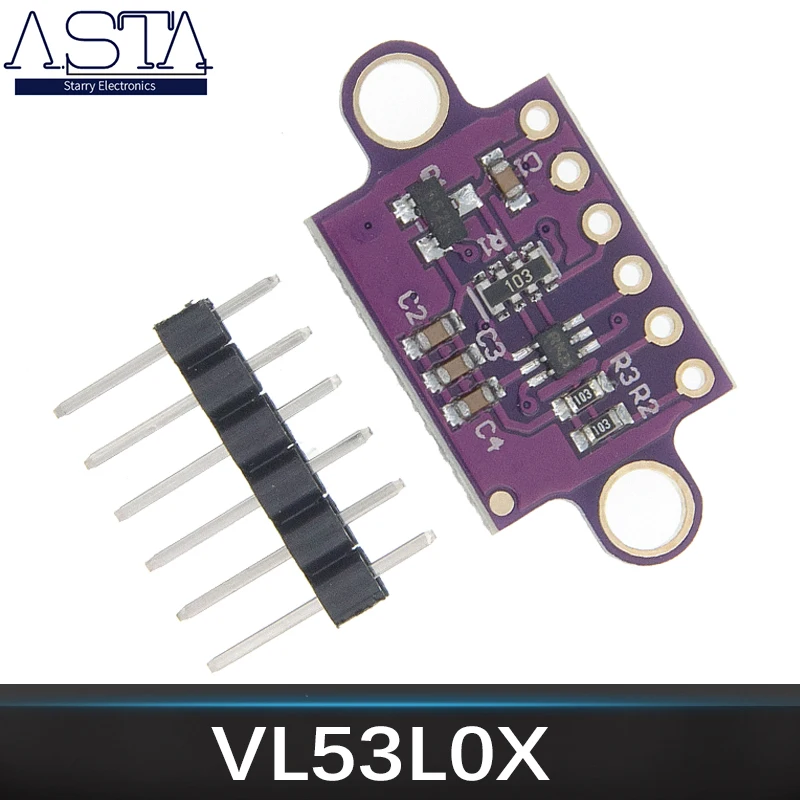 Лазерный датчик времени полета (ToF) VL53L0X дальность измерения нм лазерный модуль