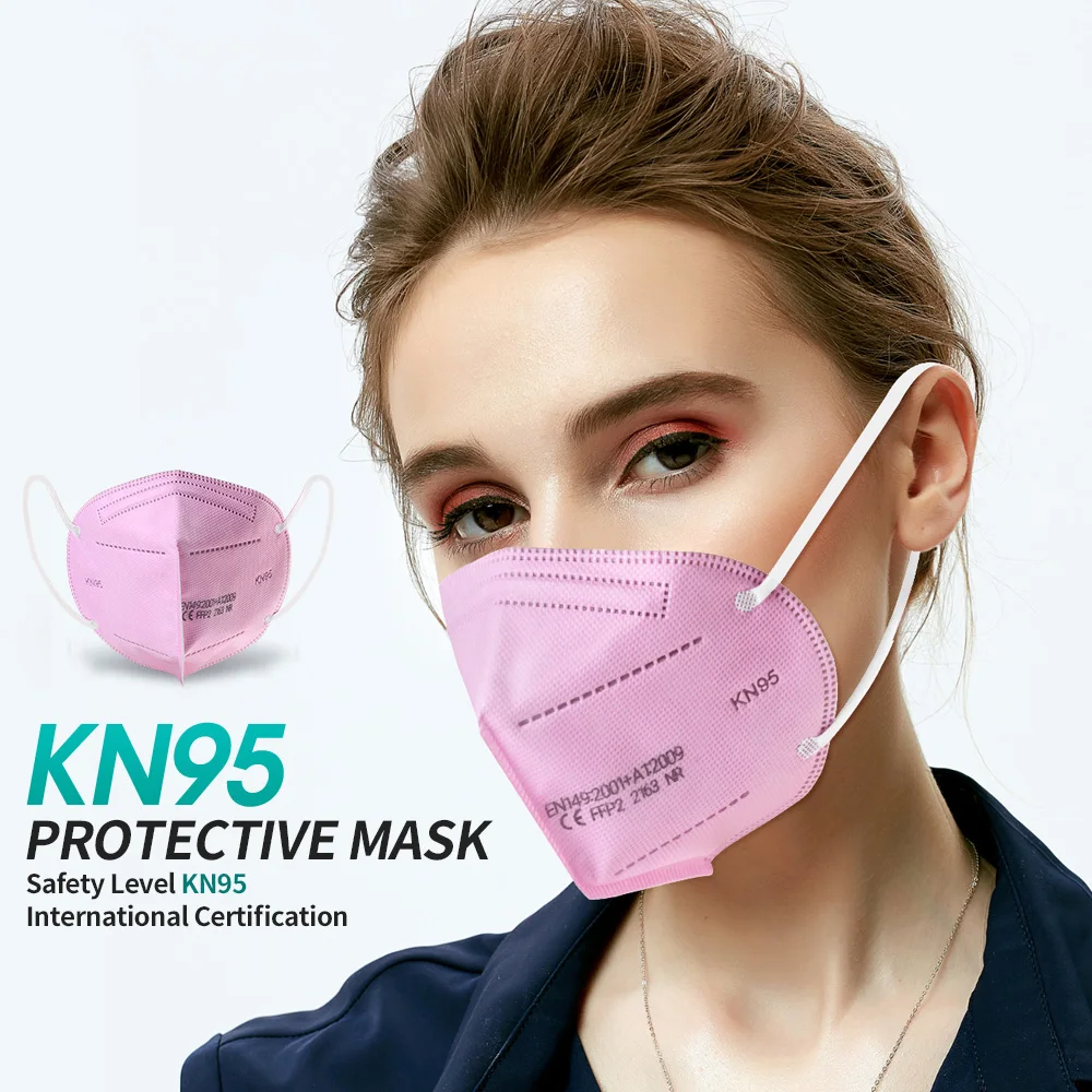 FFP2 маска KN95 сертифицированная 5 слоев CE FFP2Mask Европейская марка цветов Mascarillas FPP2