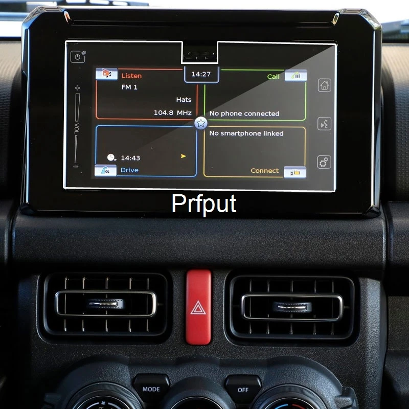 

Tempered glass film protector For Suzuki Jimny 2019 car radio gps Auto Screen Sticker Car Accessories