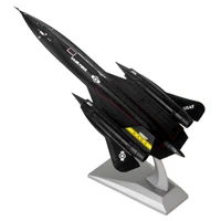 1144 1144 scale us sr 71 blackbird strategic reconnaissance plane diecast metal airplane aircraft model boy birthday toy