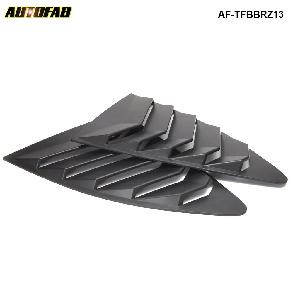 Черная боковая четверть окна жалюзи доска ABS 5-Vent для Subaru BRZ 2013-2017 AF-TFBBRZ13 |