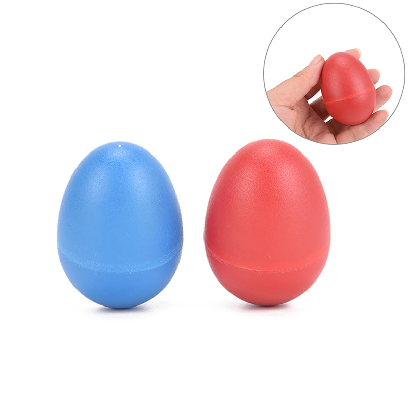 

2 шт./лот красочный пластиковый шейкер для звуковых яиц, ударные Детские музыкальные игрушки, музыкальные инструменты, аксессуары, 2 цвета
