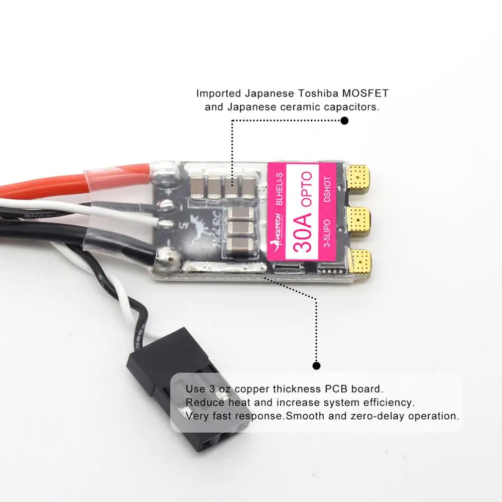 HGLRC 30A Dshot600 3 5S BLHeli_S ESC для FPV гоночного дрона|Детали и аксессуары| |