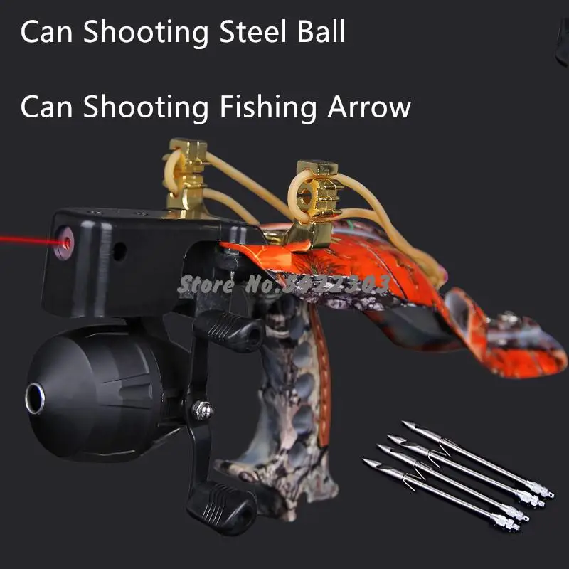 Рогатка для стрельбы из лука взрослых мощная рыболовная со складным запястьем