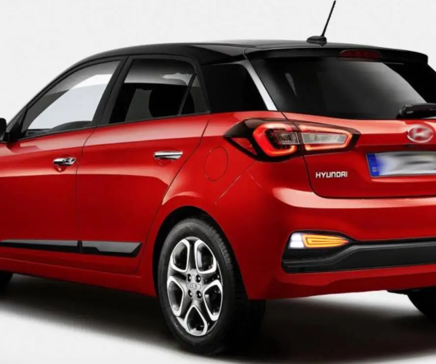 Светодиодный светильник бампер s для hyundai I20 2018 2019 функция светодиодный тормозной