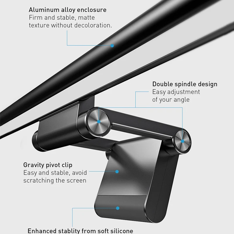 Настольная компьютерная лампа светодиодный регулируемый светильник для чтения