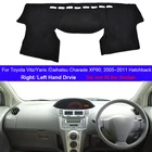 Коврик для приборной панели автомобиля, коврик для Toyota Vitz, Yaris, Daihatsu, Charade, хэтчбек, XP90 2005-2011, LHD, RHD, автоковрик 2010