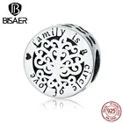 Семейная елка бисаер 925 пробы серебро семья навсегда любовь бусы амулеты подходят шарм браслеты серебро 925 оригинальные ювелирные изделия