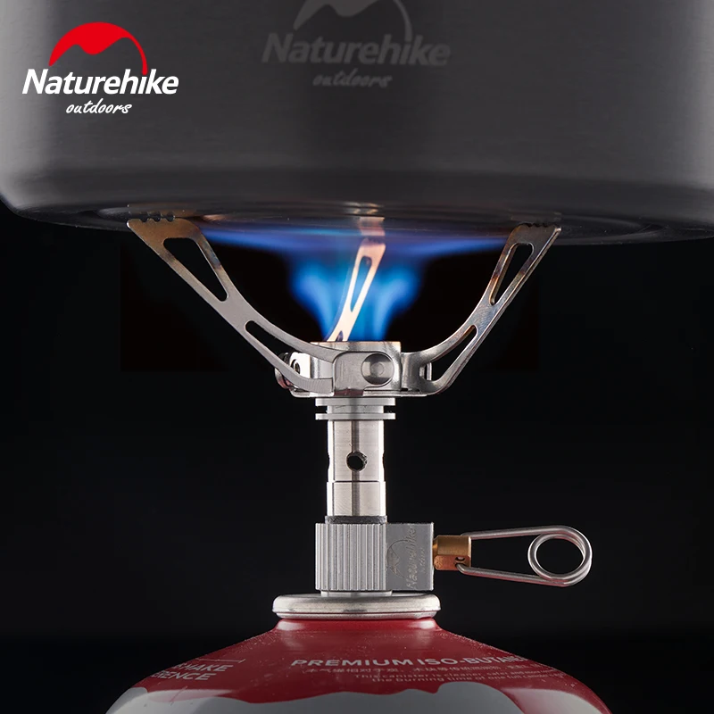 Ультралегкая портативная туристическая горелка Naturehike мини-горелка с защитой от