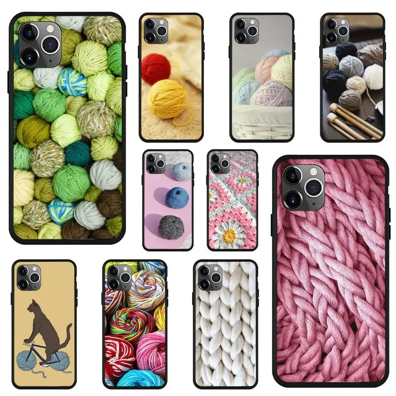 

Sewing Knitting Crochet Phone Case Phone Case For iPhone 6 7 8 Plus 11 12 ProMax X XR XS SE Max Back Cover