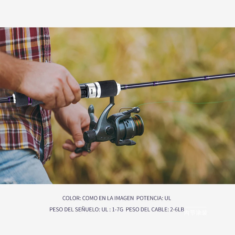 2-секционная Ультралегкая удочка для спиннинга из углеродного волокна удочки