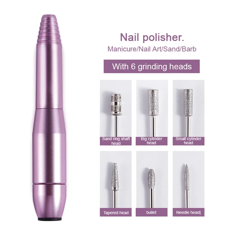 

Professional Electric Acrylic Nail Drill Set Nail Drill Kit for Acrylic Gel Nails Manicure Pedicure Polishing Nail File Tool